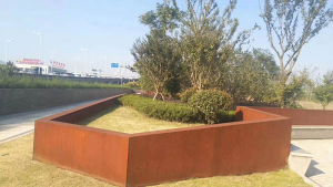 港口耐候钢挡土墙